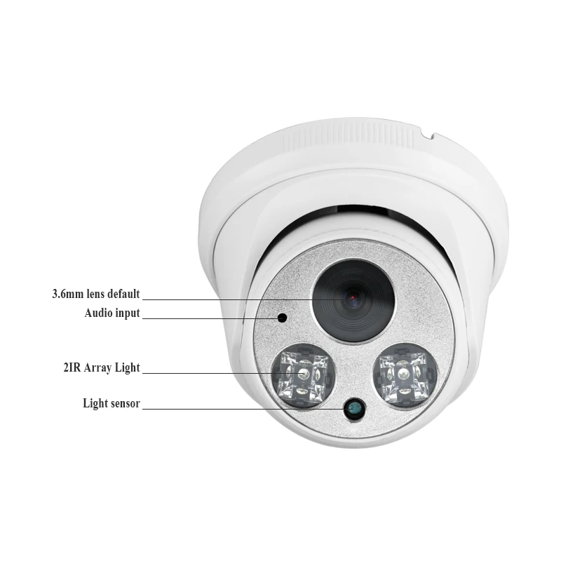 HJT IP камера 1080P 2.0MP Full HD CCTV сетевая уличная секьюриг водонепроницаемая купольная