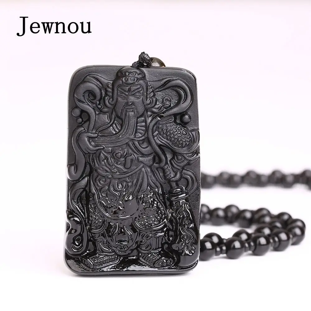 Jewnou натуральная Цепи Подвеска Колье Мужская Цепочка Из Бисера черные ювелирные