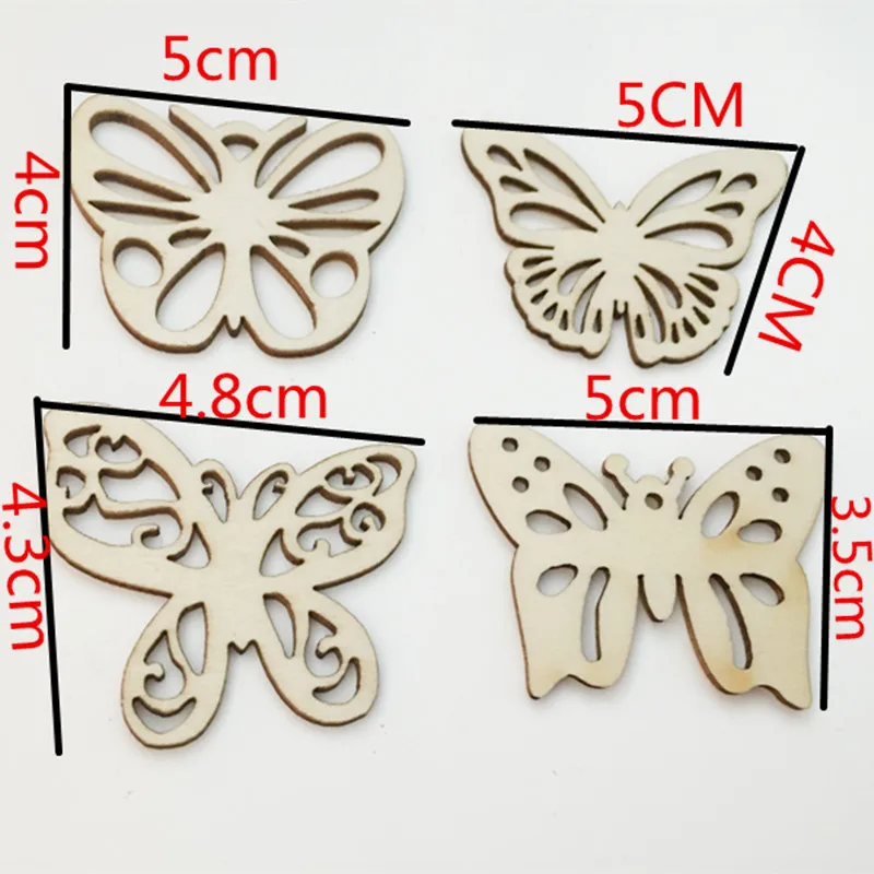 Послушание 10 шт. натуральная Сова бабочка клетка Деревянные Подвески-пуговицы