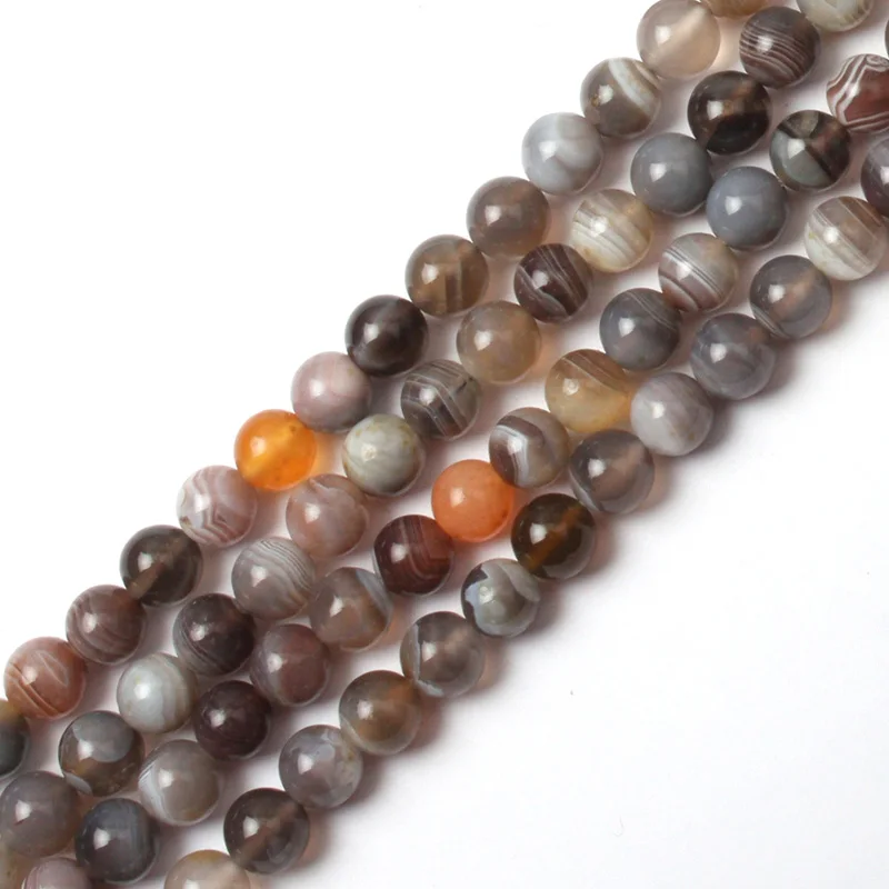 

round natural botswana agates/sardonyx beads natural stone beads DIY spacer beads for jewelry making strand 15" wholesale !