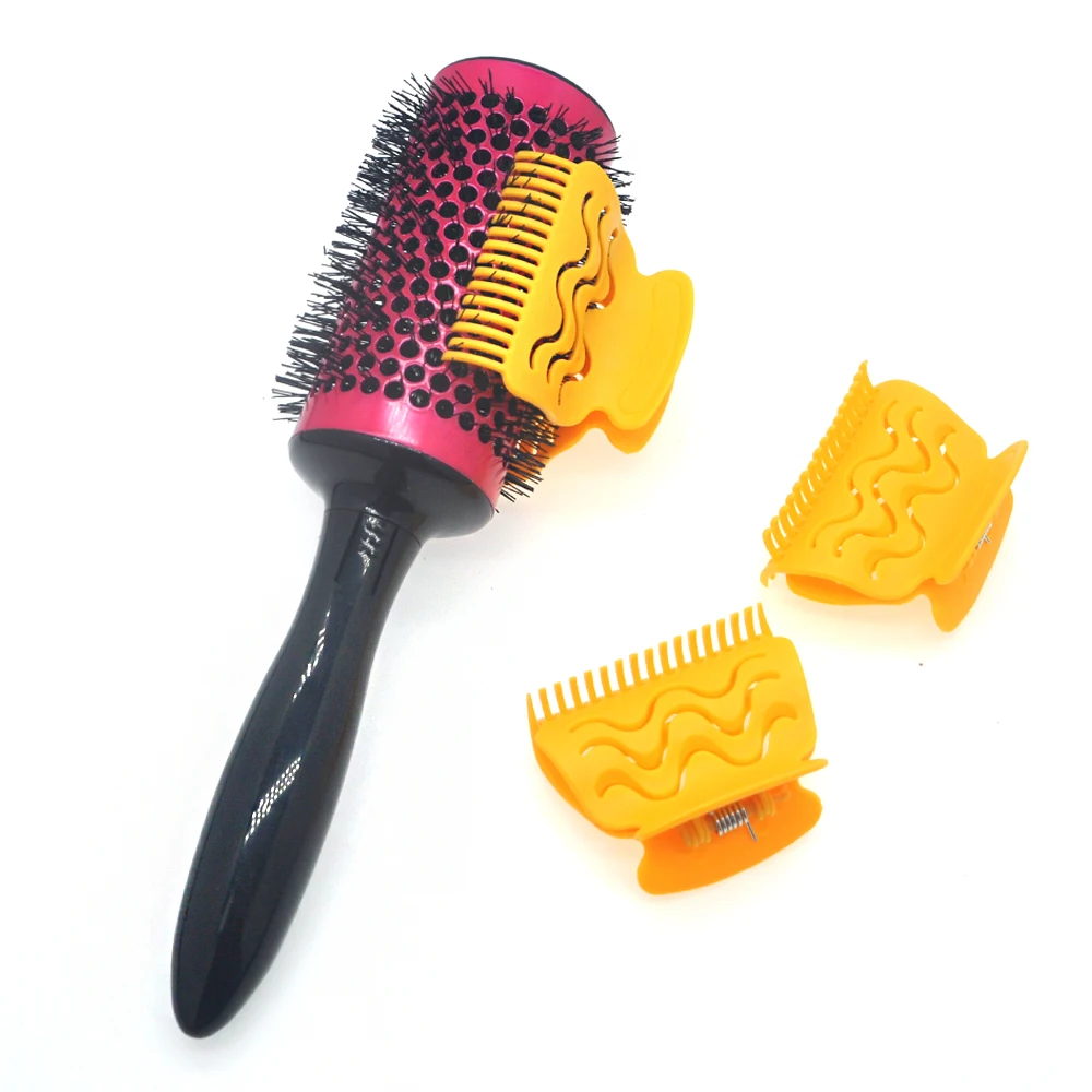 6 шт./компл. бигуди для волос кисти с бабочкой зажимы съемная ручка Термальность