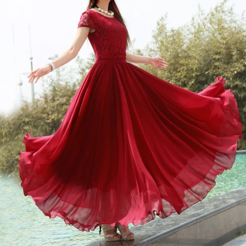 Женское элегантное кружевное длинное платье MoYan в стиле бохо вечернее свадебное