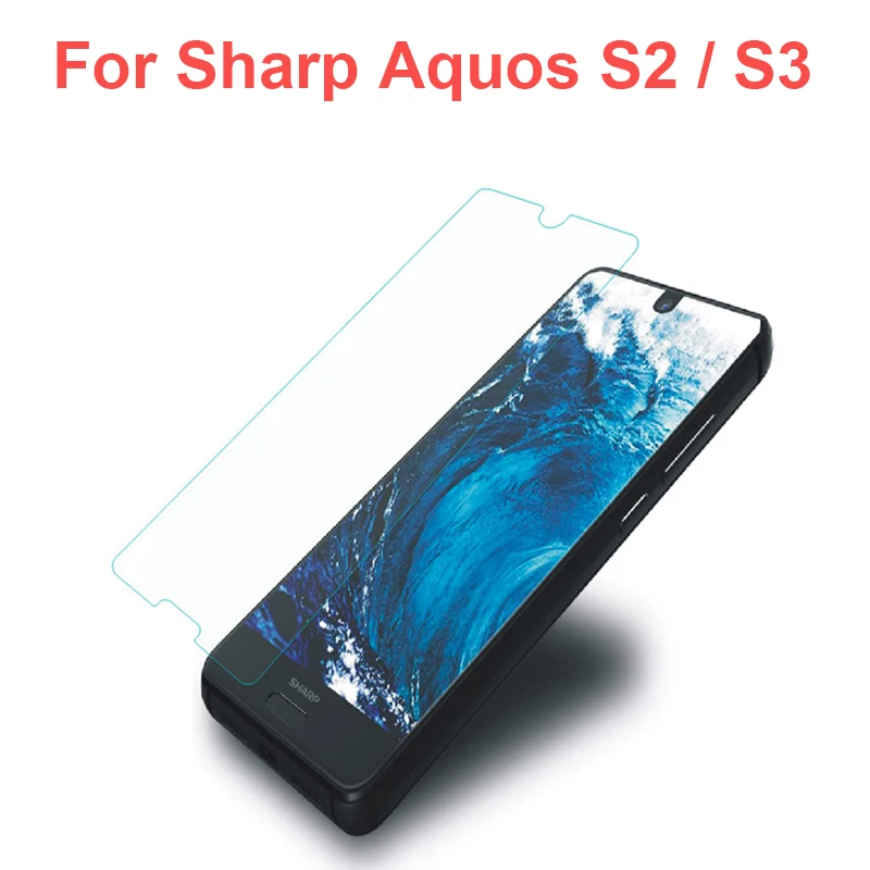 Взрывозащищенные Стекло пленка для Sharp Aquos S2 AQUS2 Защитная экрана 9h 2.5D Закаленное