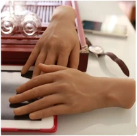 free shippingnew lifelike realistic silicone mannequin hand model hand display for glove realistic silicone jewelry visualizers