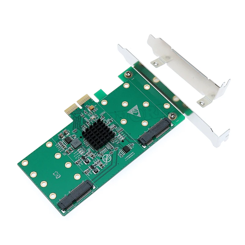 4 Порты и разъёмы mSATA Raid-плата преобразователя SSD адаптер PCI-Express X2 контроллер 6