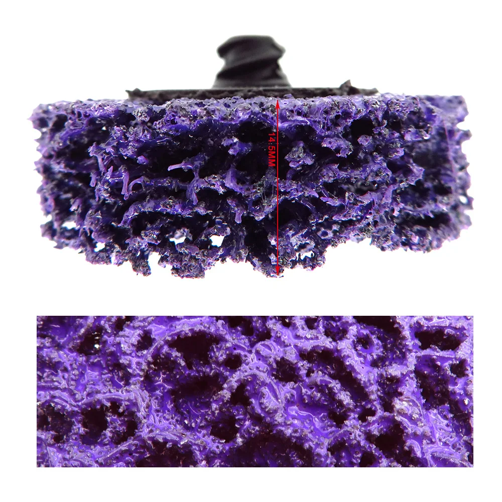 15 шт. 2 дюйма 50 мм быстрая смена Roloc легкая полоска и очистка абразивная полировка