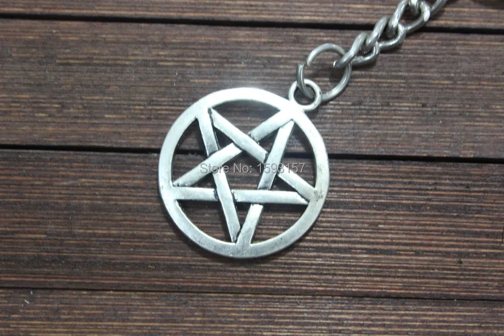 silver Pentagram keychain Friendship Gift Christmas steampunk gift | Украшения и аксессуары