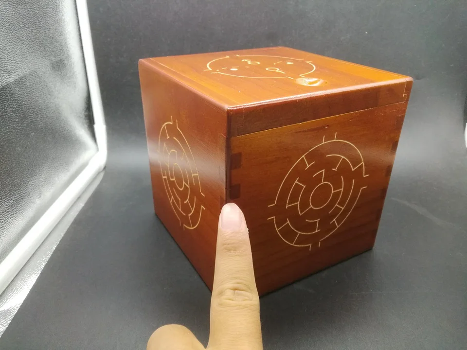 Деревянная жесткая головоломка, коробка, сложная 3D лабиринт, головоломка, игра, игрушка, новинка, монета, копилка, подарок для детей