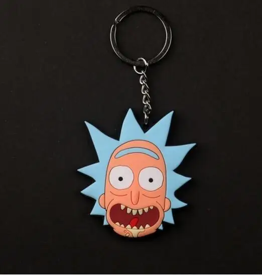 Модель коллекции Rick And Morty брелок с игрушкой Pickle Rick брелок для ключей фигурка Q Edition сумка брелок на подарок игрушка - Цвет: 9