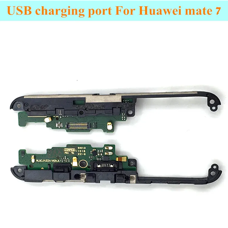 10 шт./лот оригинальная плата разъема Зарядного устройства для Huawei Mate 7 MT7 USB