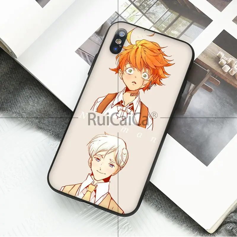 Ruicaica обещанный Neverland новое поступление черный чехол для мобильного телефона iPhone 8