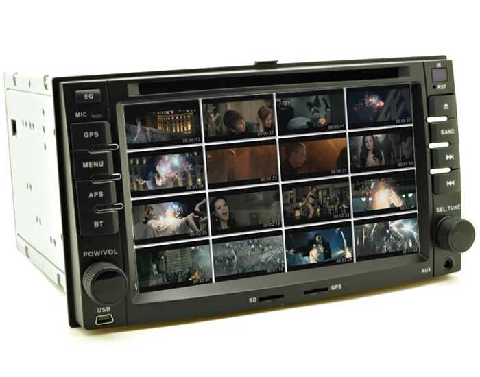 Автомобильный DVD для Kia четырехъядерный процессор 2 Гб + 16 ГБ Android 8 1 с Wi Fi радио GPS
