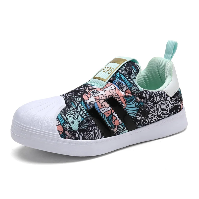 2018 новые детские кроссовки удобная эластичная ткань Подкладка модные девушки
