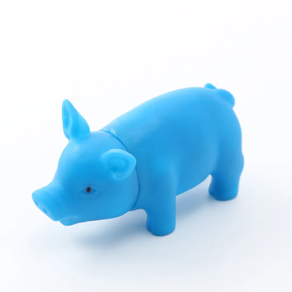 1 шт Милые резиновые игрушки свинки для собаки домашний пищик аксессуары для жевания привлекают щенков маленькие товары.