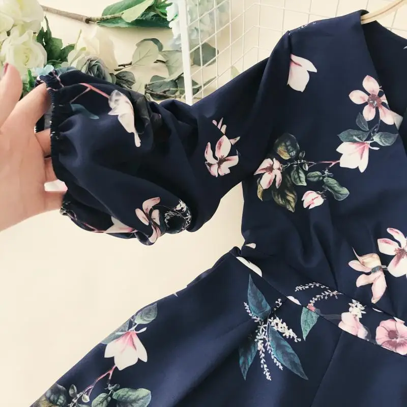 Женский комбинезон с широкими штанинами Облегающий v образным вырезом рукавами