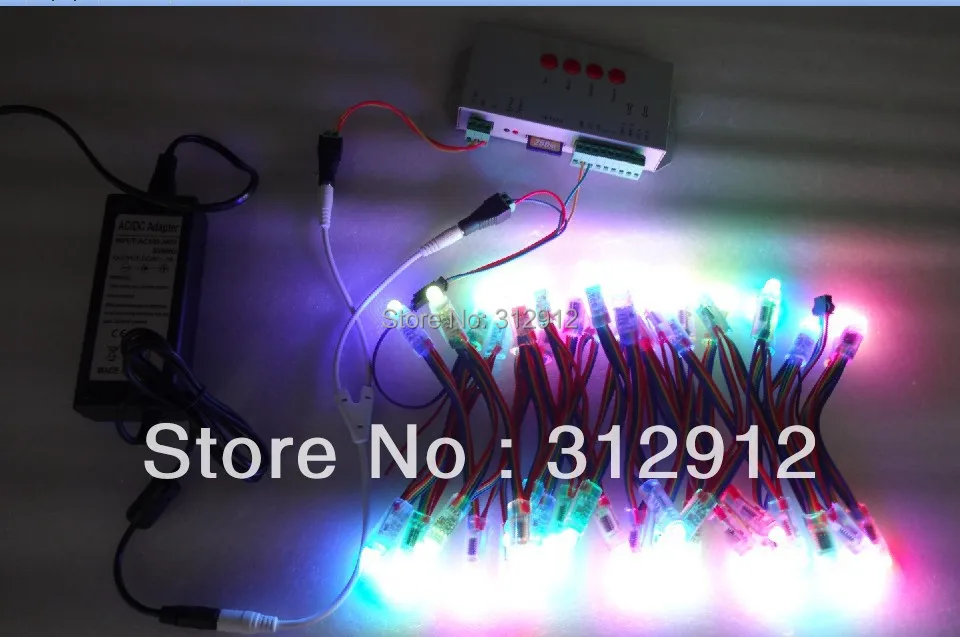 Пиксельный модуль IP68 DC5V 12 мм WS2801 полноцветный 50 шт. струны 256 Серая шкала фонарь|ip68
