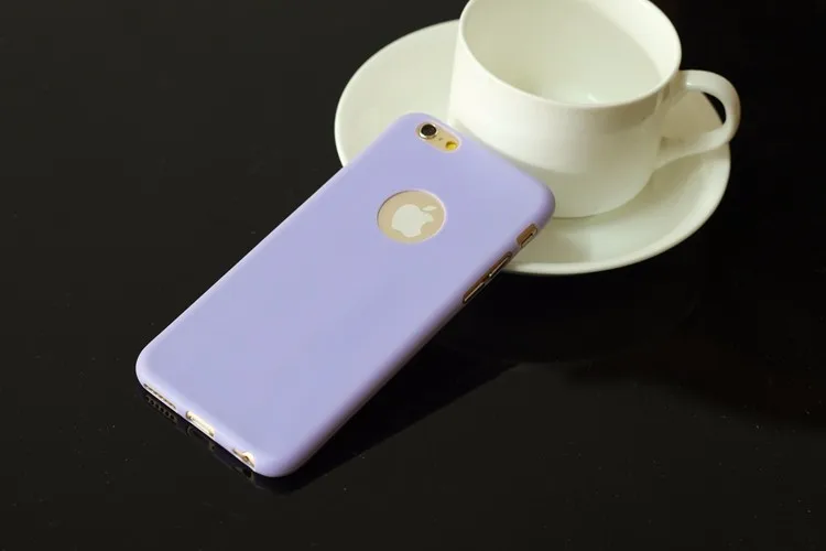 Ультратонкий чехол для iPhone 7, Прозрачный мягкий силиконовый чехол для телефона из ТПУ ярких цветов s, для iPhone 6, 6 S, 5, 5S, SE, 7 Plus, чехол