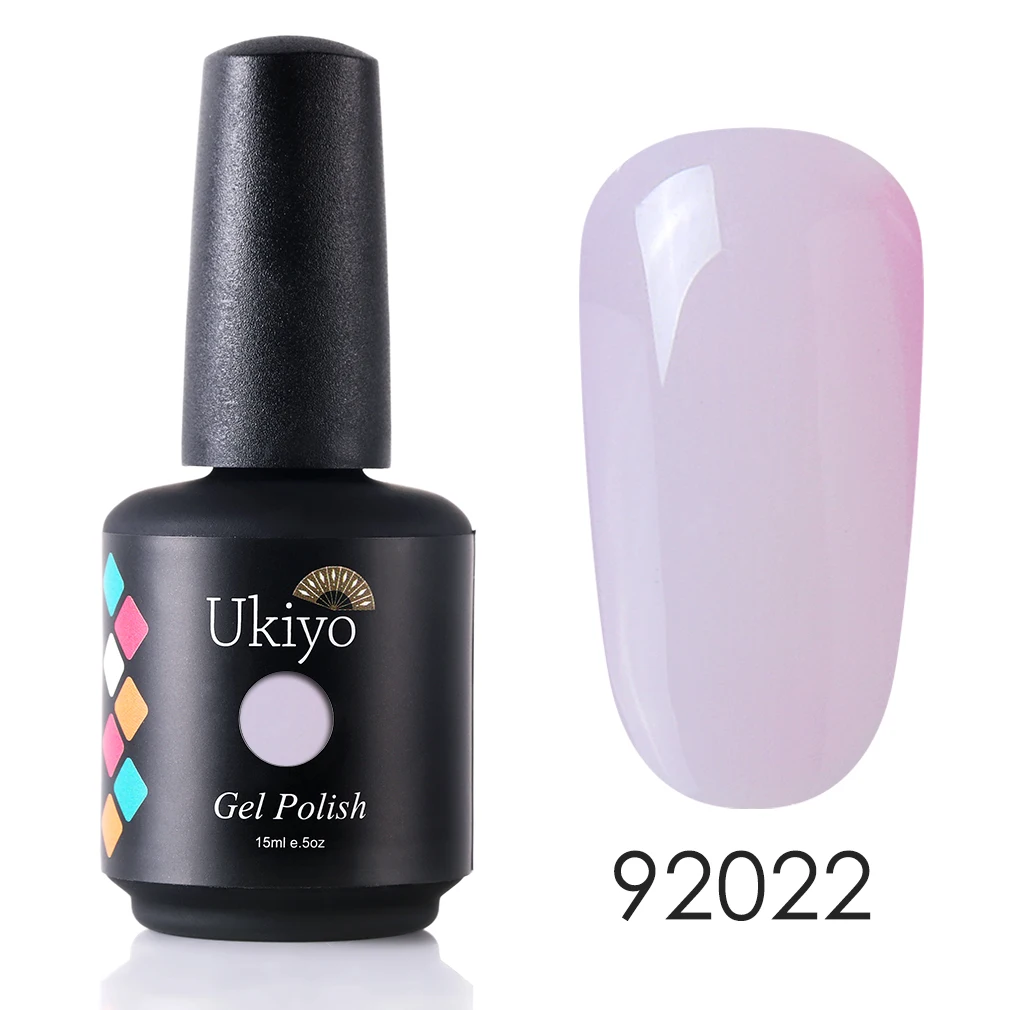 H92022 Ukiyo 15 мл Чистый Цвет Гель-лак для ногтей Vernis полуперманентный УФ-гель для ногтей впитывающий Гель-лак для ногтей - Цвет: H92022