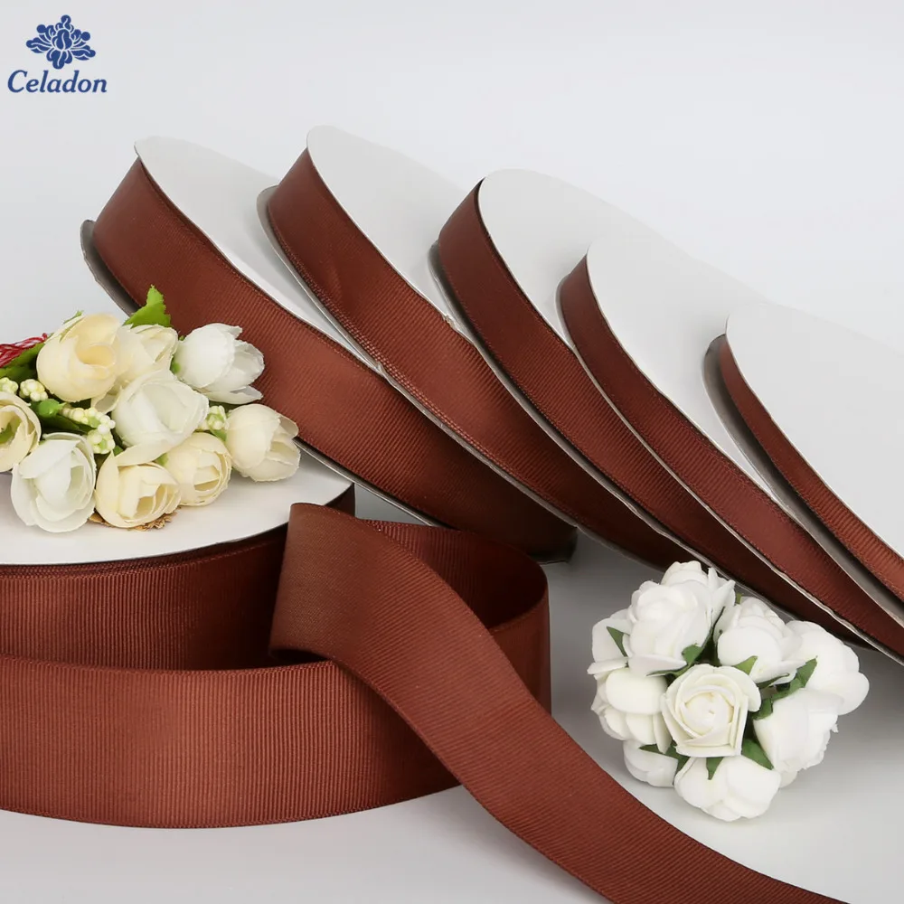 2017 Новый стиль коричневый цвет 5 ярдов/Сумка Ширина 7 мм 38 корсажные ленты для