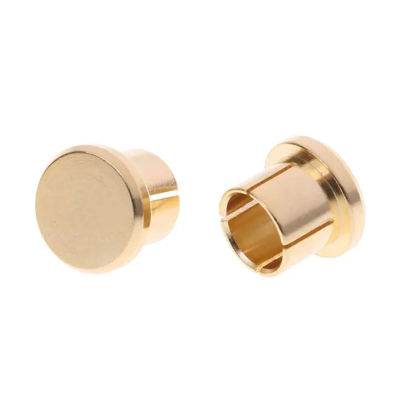 10Pcs Gold Plated Short Circuit Socket Phono Connector RCA Shielding Jack Protect Cover Caps | Электроника
