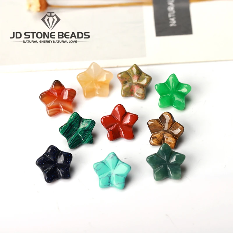 Бусины из агата резьба в форме цветка бусины неправильной формы размером 15x7 мм