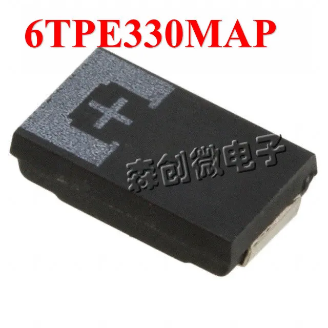 * 6 tpe330map tke330map 3 V 330 УФ типа D тонкий полимерный SMD Танталовый конденсатор|capacitor