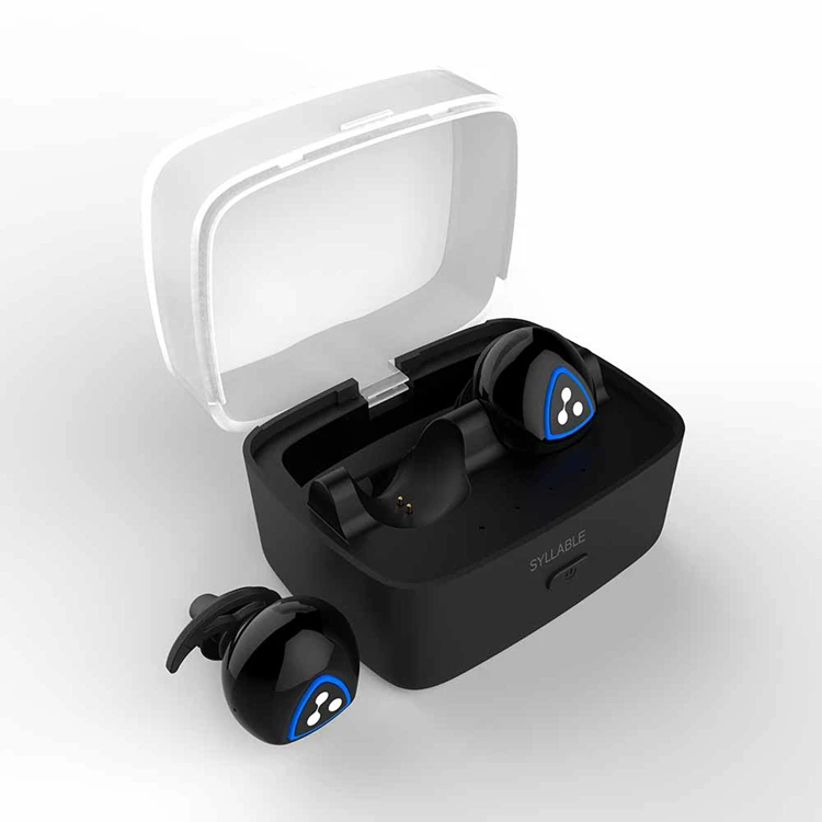 100% original Syllable D900S Bluetooth Stereo Earphone Wireless Music Headset Handsfree Mini Earbud fone de ouvido black &ampwhite |