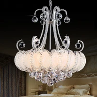 luxury crystal chandelier lamp living room european led atmospheric restaurant lights dining room led lamp creative bedroom lamp