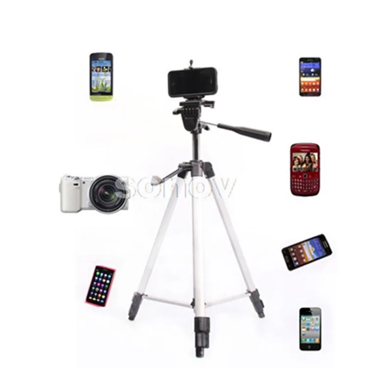 Трипод С трехходовым штативом для Nikon D7100 D90 D3100 DSLR Sony NEX 5N A7S Canon 650D 70D 600D WT