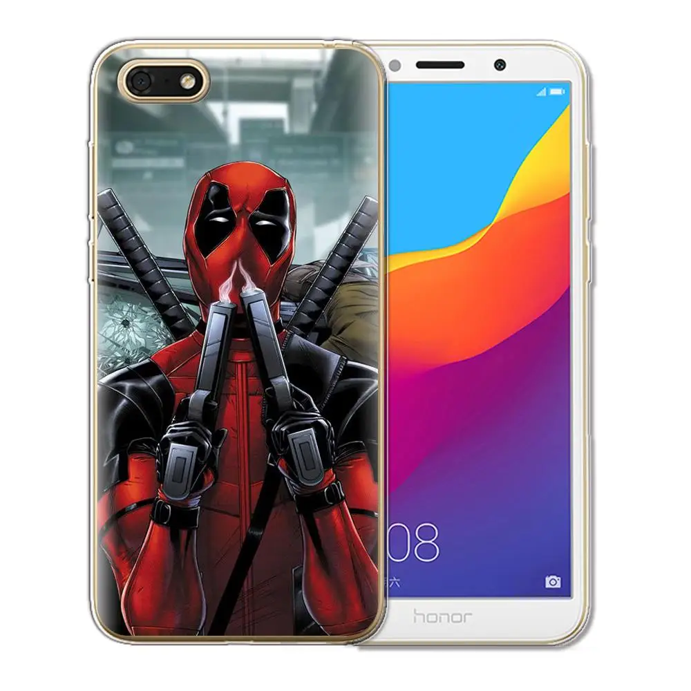 Venom Deadpool Fundas для Huawei Honor 7A 7 а русская версия шикарные чехлы для Huawei Honor7A 5,4" DUA-L22 чехол