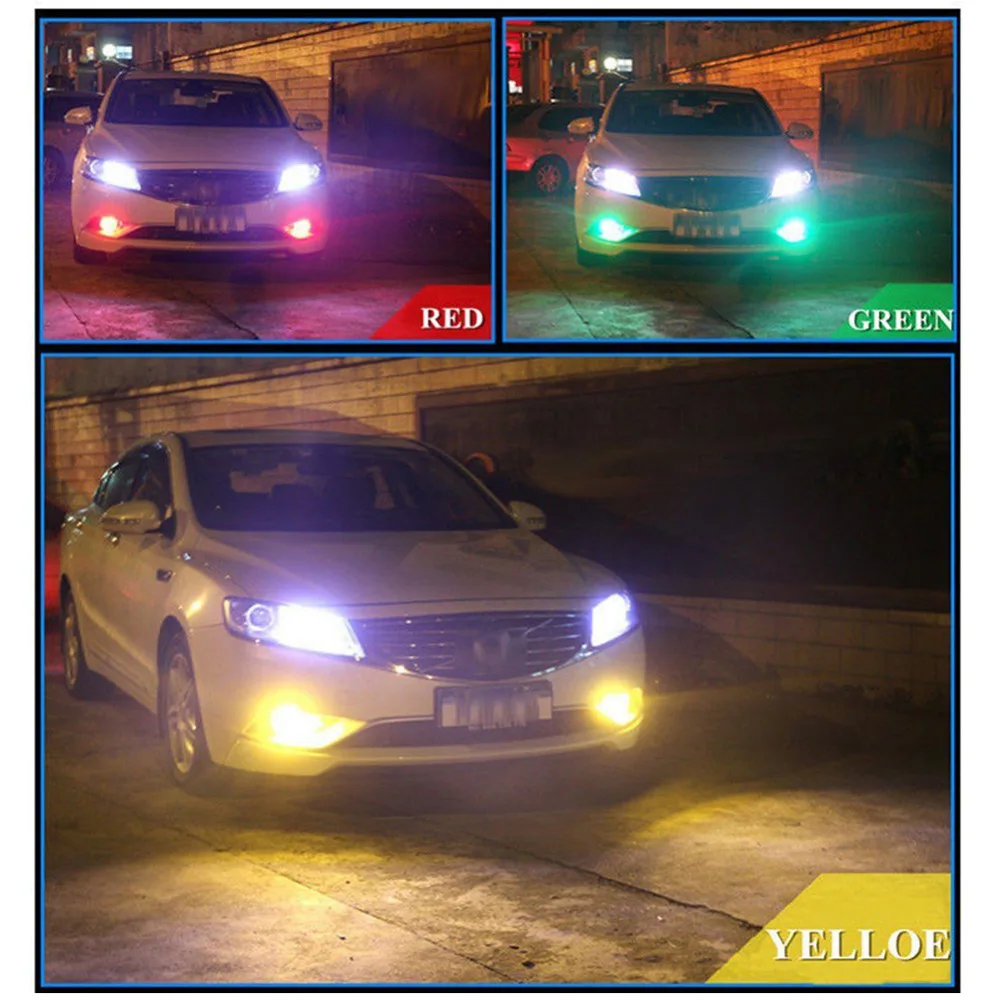 2 шт. T10 Ширина светильник RGB 6SMD 5050 светодиодный автомобильный клиновидный