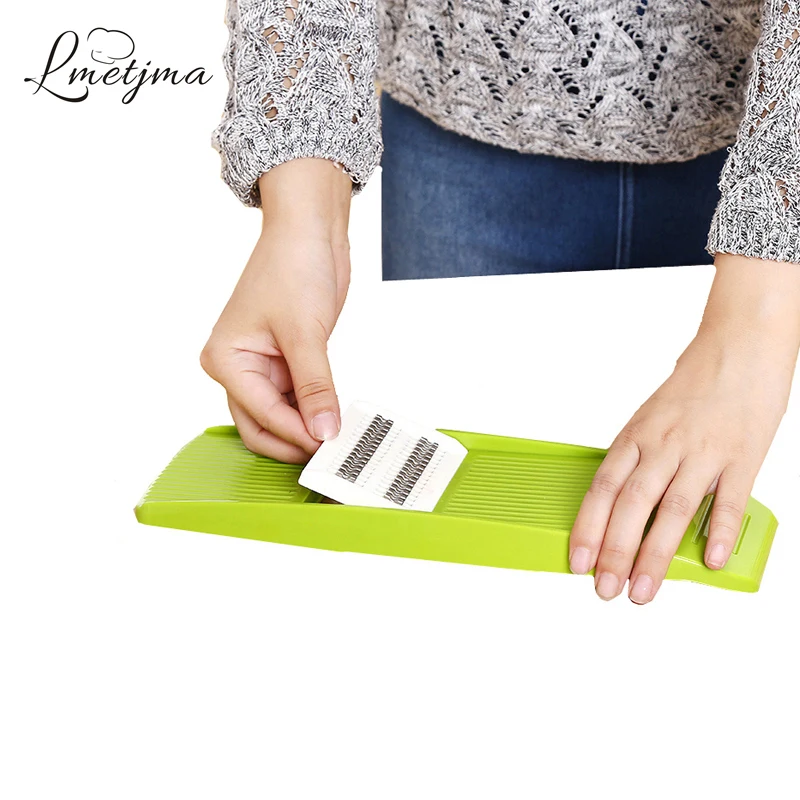 Ручная овощерезка LMETJMA LK0728L Терка с 3 лезвиями для картофеля моркови фруктов лука |