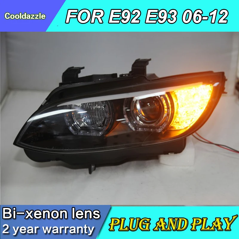 2006 2007 2008 2009 2010 2011 2012 для BMW M3 E92 E93 335i 330i светодиодный ные фары передняя лампа AFS