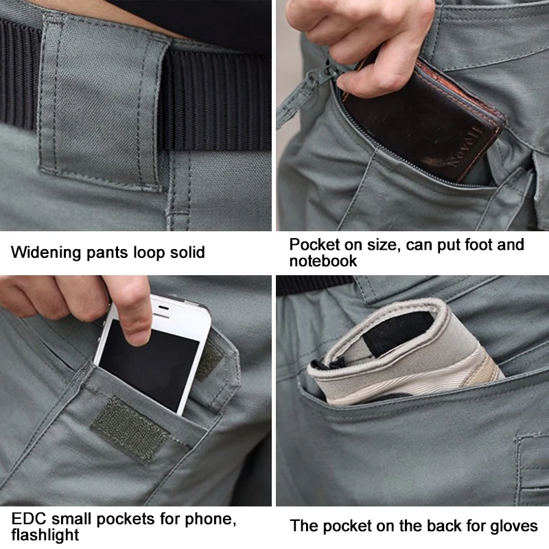 CQB Outdoor Sport Tactical Military Men's Pants for Climbing Overalls Trekking Breathable Trousers Multi-pocket Traveling | Спорт и