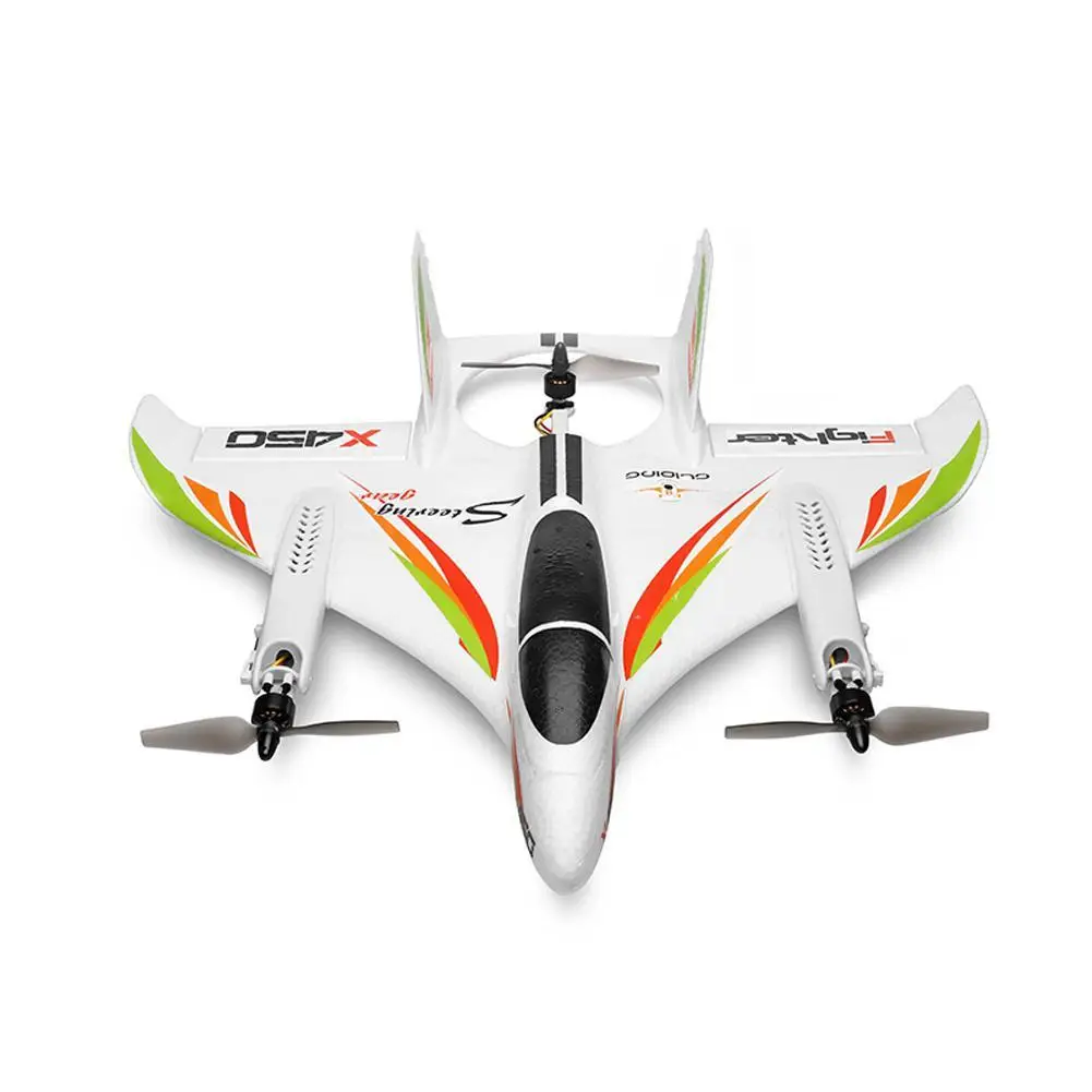 CREAT POWER STAR Wltoys Xk X450 6 полосный бесщеточный вертикальный самолёт для взлета/посадки