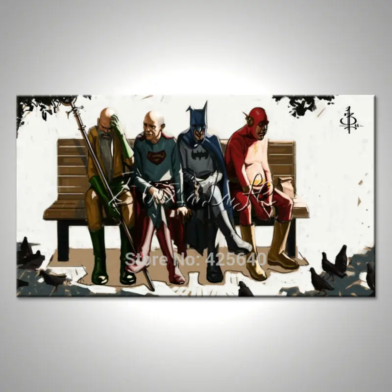 Комиксов Marvel Мстители Super Heroes на холсте плакат и Принт стена искусство фотографии