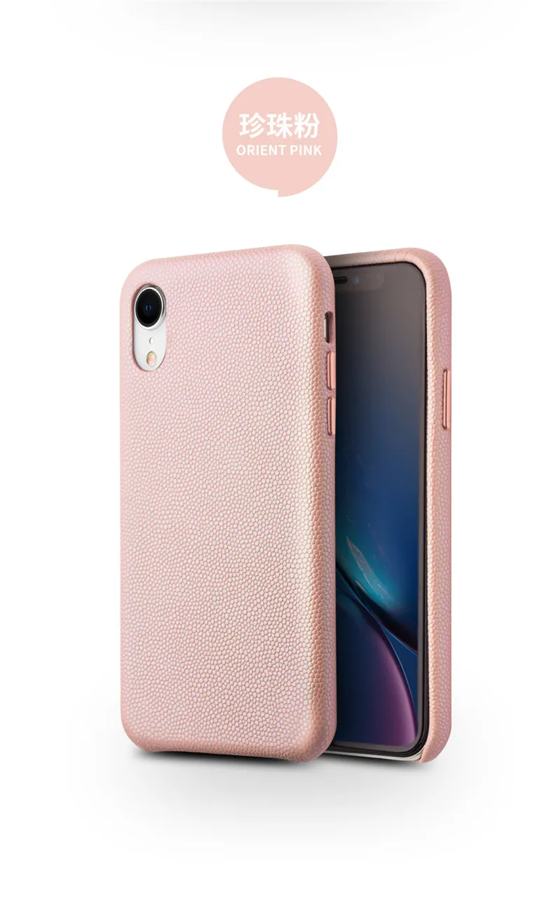 Настоящий чехол для телефона из натуральной кожи для iPhone XS XR Max, роскошная модная ультратонкая задняя крышка для iPhone XR Max