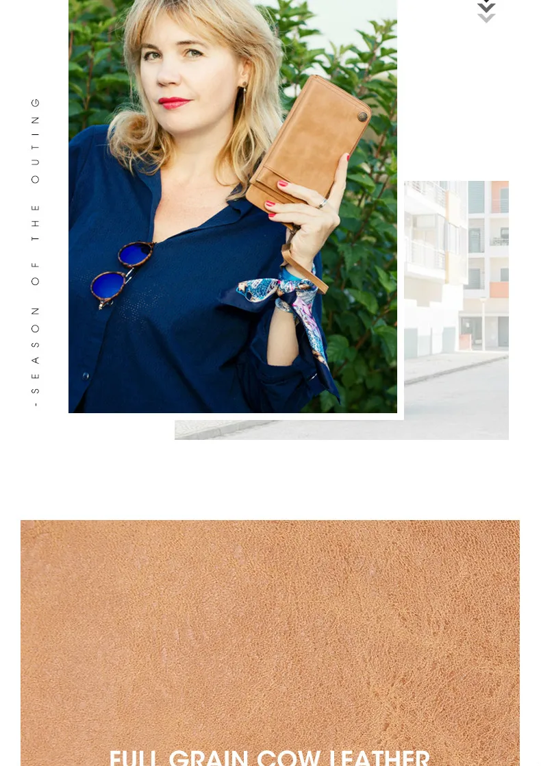 BISON DENIM кожаный кошелек женский кошелек длинный клатч Обложка для паспорта женский держатель для карт портмоне carteira feminina W4400