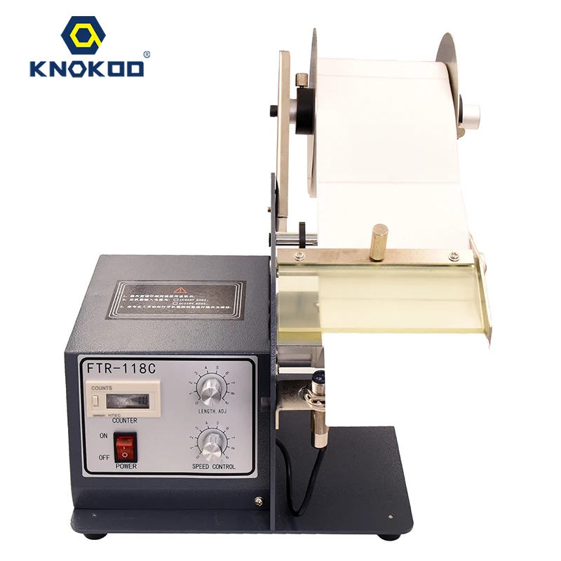 Диспенсер для этикеток KNOKOO 118C сверхмощный приклеиватель шириной 5 120 мм длиной 150
