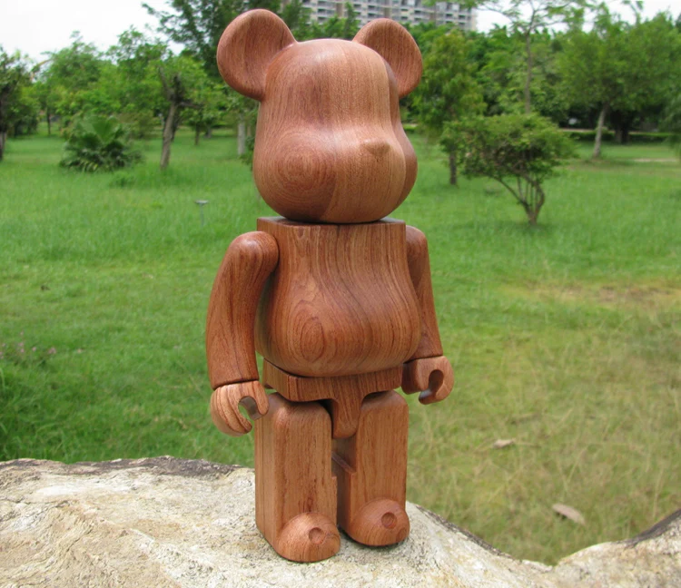 400% дерево Bearbrick сделано w/Красный палисандр (Гарантированное качество!)