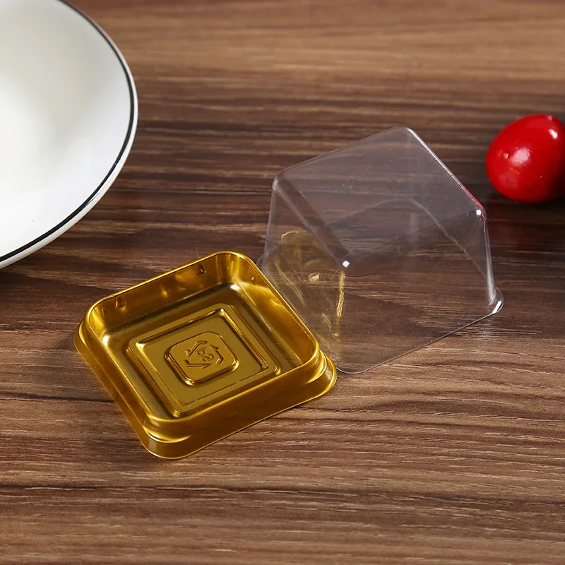 500 шт. пластиковые коробки для украшения торта 6 8x6 8x4 5 см|packaging for cookies|packaging cakespackaging