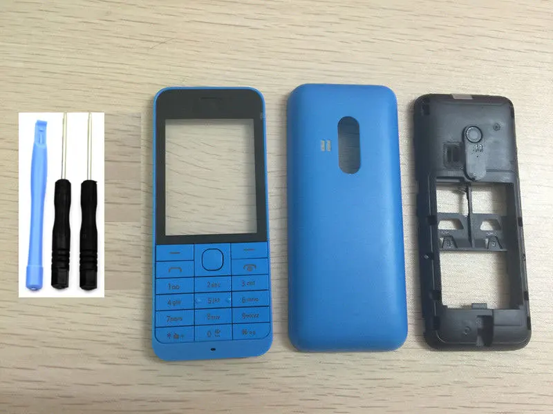 Полный Корпус чехол клавиатура для Nokia 220 RM 969 и отвертка открытый