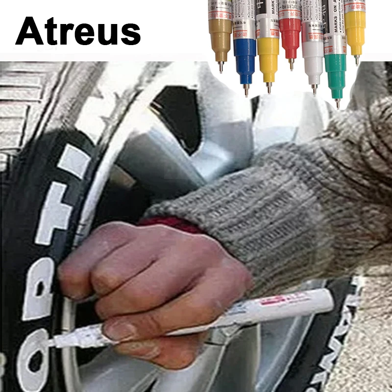 Перманентный протектор автомобильных шин Atreus картина маркировка наклейка ручка