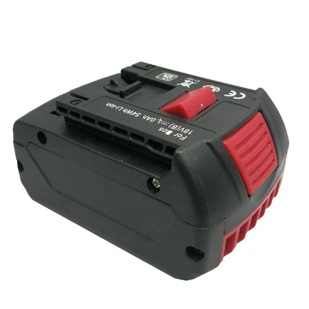 Замена литий-ионной батареи 18 В 4,0 Ач для Bosch GSR18-Li BAT609 BAT618 2607336236 BAT609G BAT618G 17618 37618 DGSH181 JSH180 и др.