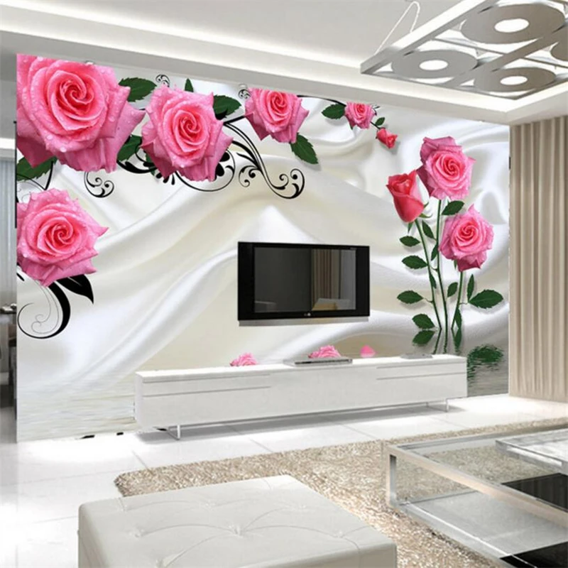 Beibehang пользовательские фото обои 3D Европейская романтическая роза фон Стена
