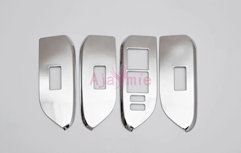 Matt Silver color Для Toyota Land Cruiser 150 Prado LC150 FJ150 2010- держатель ручки рулевое колесо крышка передач хромированные аксессуары для стайлинга автомобилей - Цвет: Matt Silver color