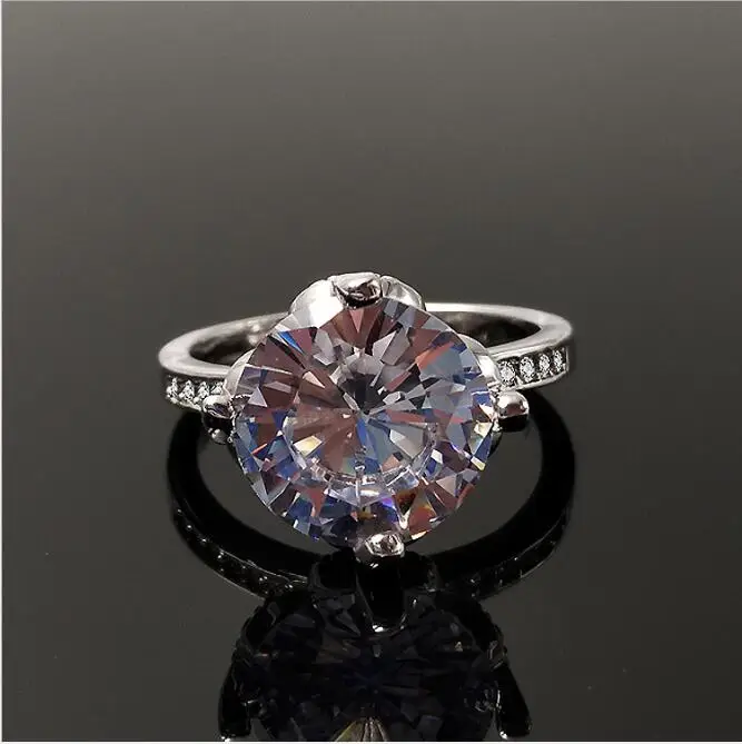 2019 Лидер продаж медные кольца для Для женщин Модный кубический цирконий