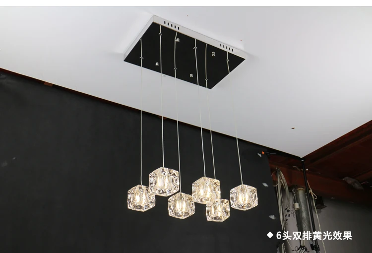 Лампа для ресторана светодиодная люстра креативная лампа спальни современный