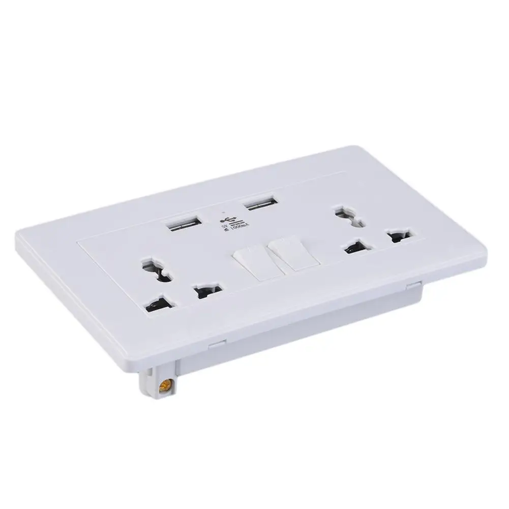 Универсальная настенная розетка ACEHE с двумя usb-разъемами разъемами питания 2100mA |