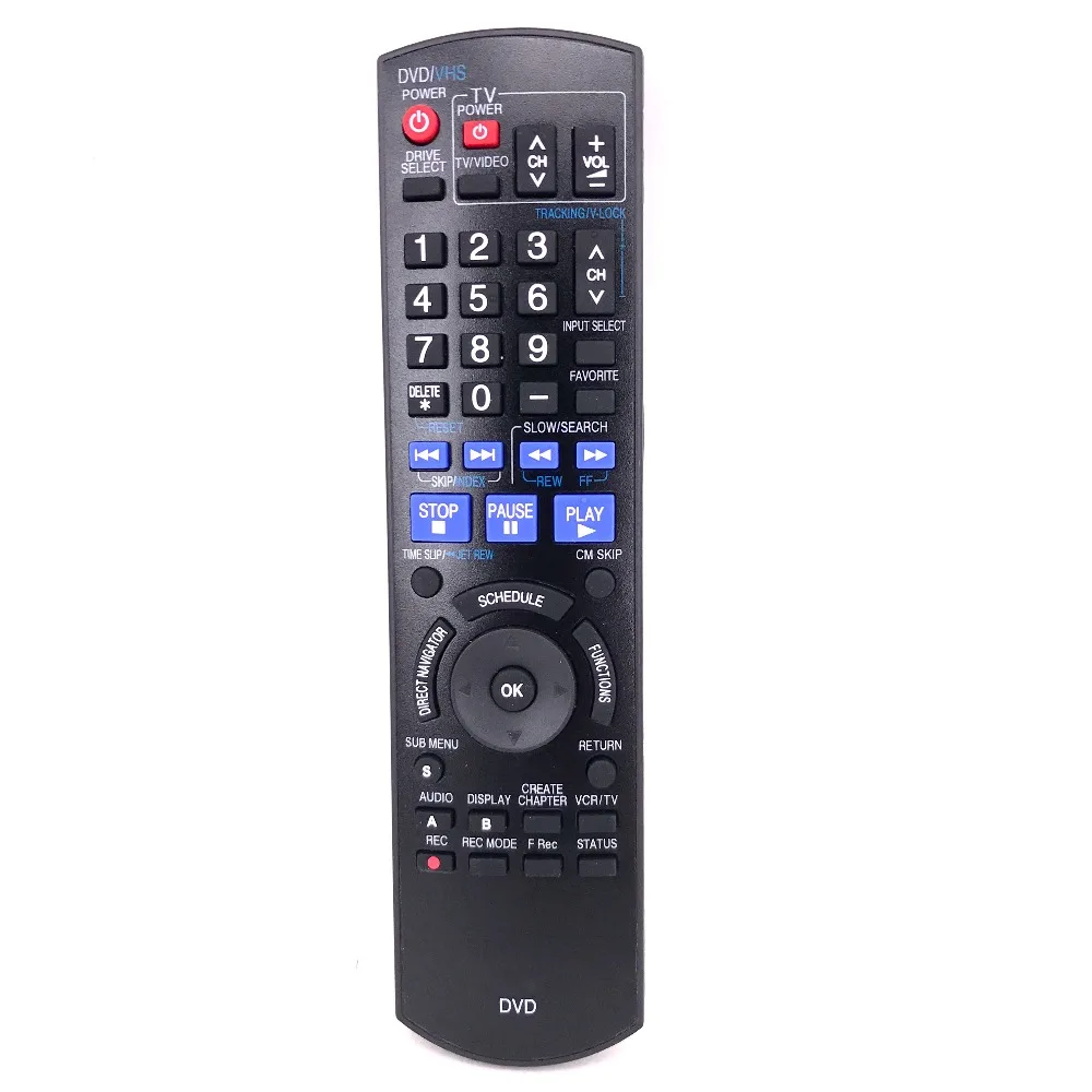 Новый пульт дистанционного управления для Panasonic подходит DVD N2QAYB000197 DMR-EZ48V |